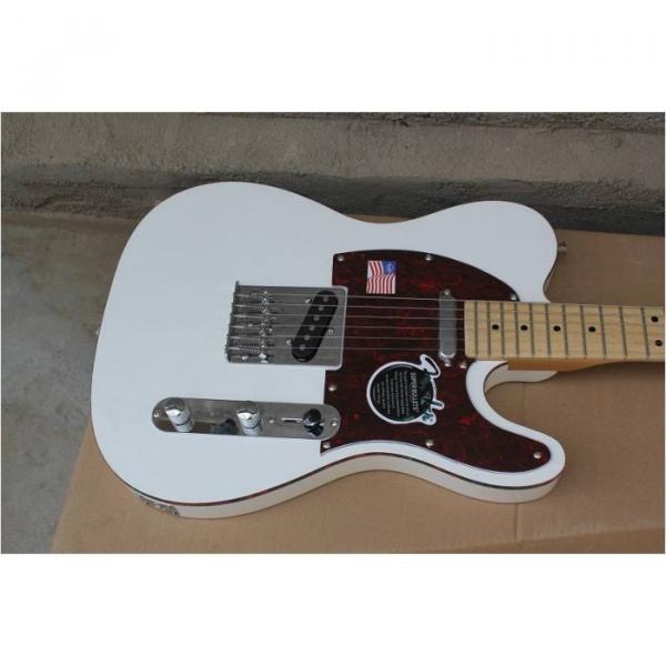 Custom Shop Classic White Telecaster Electric Guitar #1 image