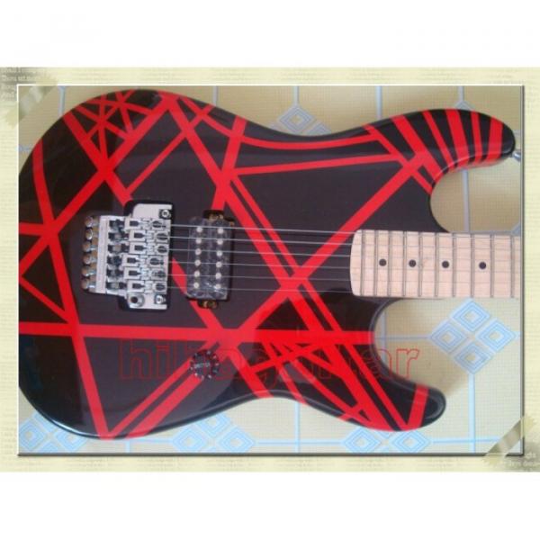 Custom Shop Charvel Black Red Electric Guitar #1 image