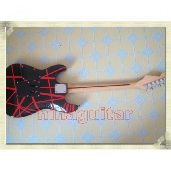 Custom Shop Charvel Black Red Electric Guitar #4 image