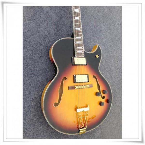 Custom Shop Byrdland LP Black Sunburst Electric Guitar #1 image