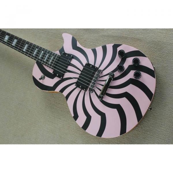 Custom Shop Buzzsaw Pink Zakk Wylde Electric Guitar #1 image
