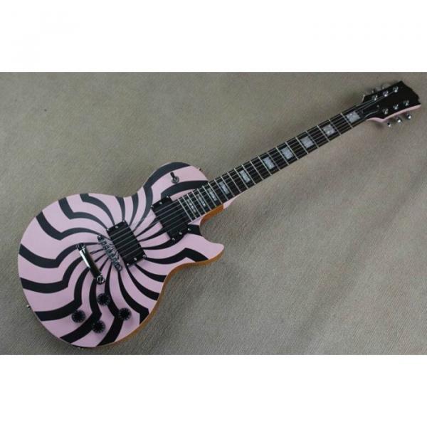 Custom Shop Buzzsaw Pink Zakk Wylde Electric Guitar #5 image