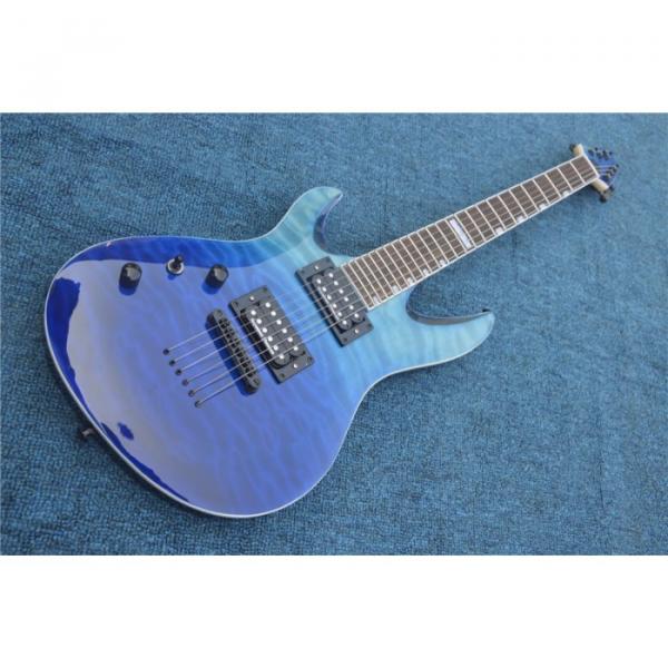 Custom Shop Blue Veneer Quilted Maple Top Electric Guitar #1 image