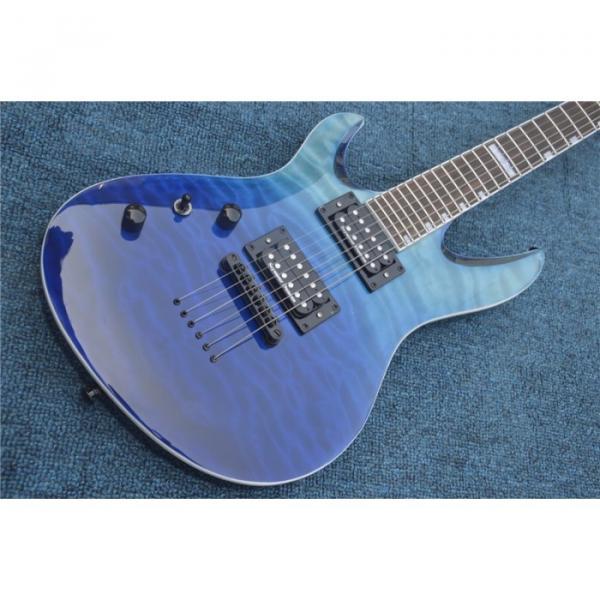 Custom Shop Blue Veneer Quilted Maple Top Electric Guitar #2 image