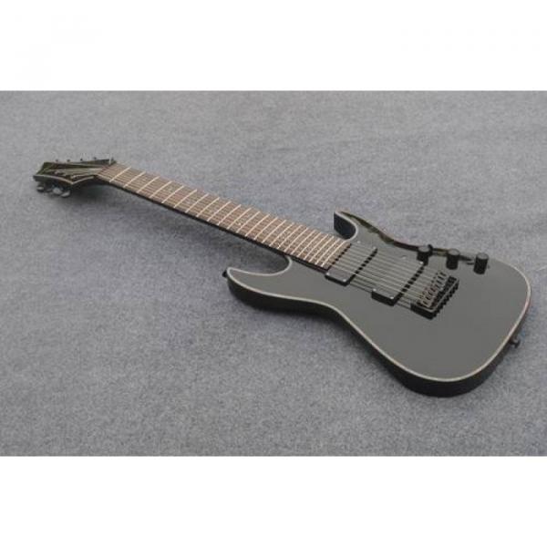 Custom Shop Black Schecter J l7 Black Electric Guitar Neck Through Body #1 image