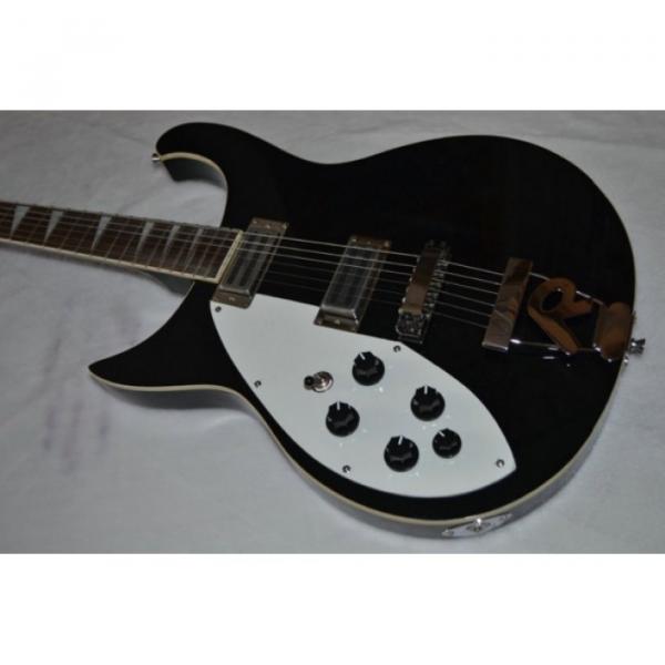 Custom Shop Black Rickenbacker 620 Left Handed Electric Guitar #1 image
