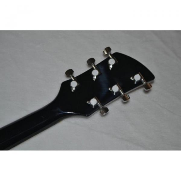 Custom Shop Black Rickenbacker 620 Left Handed Electric Guitar #4 image