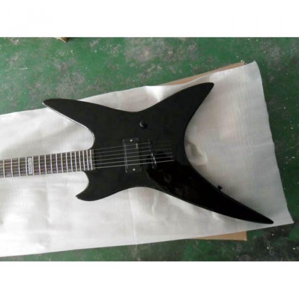 Custom Shop Black Flying V Bat ESP Electric Guitar #1 image