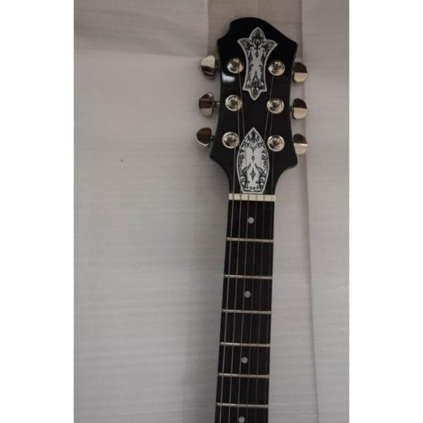 Custom Shop Black Real Abalone Electric Guitar #5 image