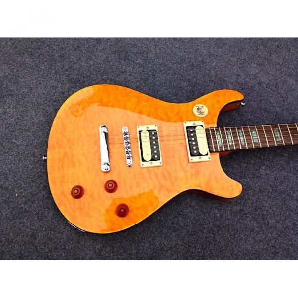 Custom Shop Birds Eye Maple Top Sunburst Electric Guitar #1 image