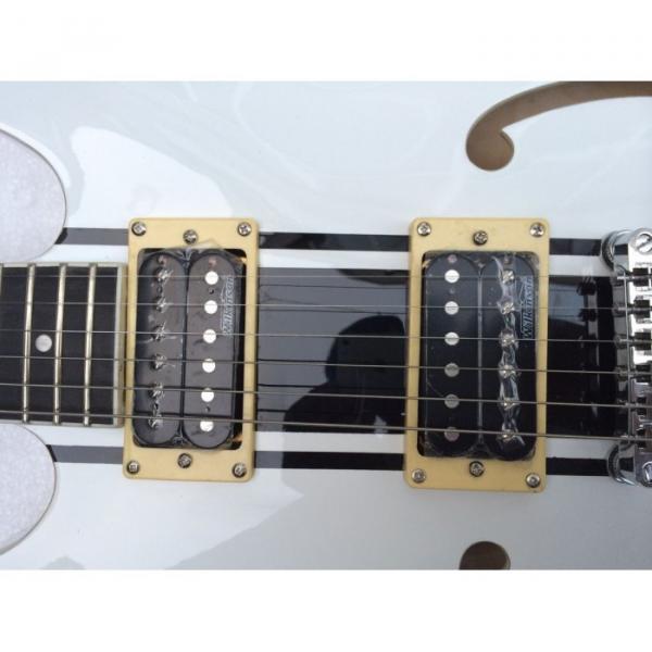 Custom Shop AVA Tom Delonge ES-333 White Electric Guitar #5 image