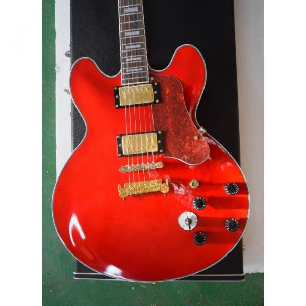 Custom Shop BB King Lucille RED Wine Electric Guitar #1 image