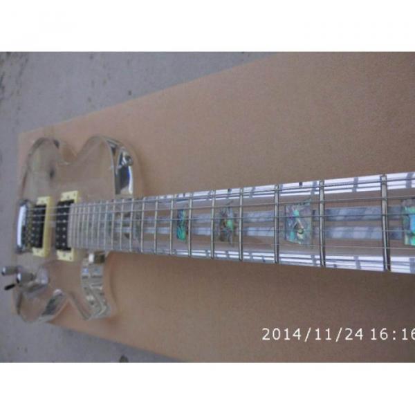 Custom Shop Acrylic LP Plexiglass Transparent Body and Neck Electric Guitar #2 image