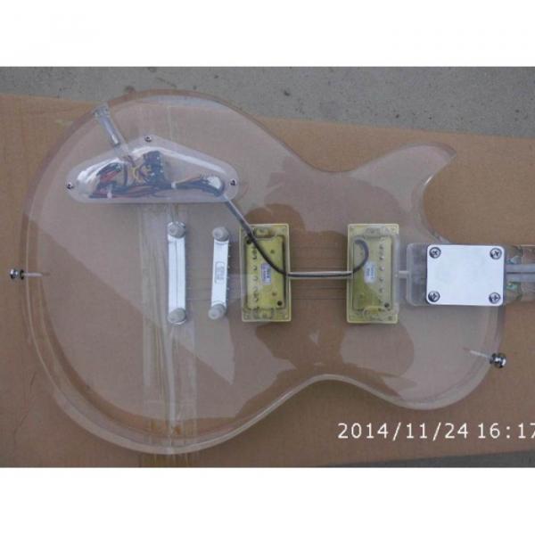 Custom Shop Acrylic LP Plexiglass Transparent Body and Neck Electric Guitar #3 image