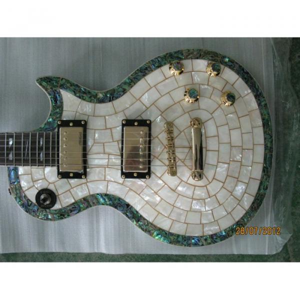 Custom Shop Abalone Handmade Electric Guitar MOP #1 image