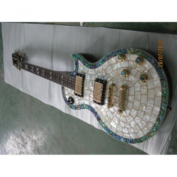Custom Shop Abalone Handmade Electric Guitar MOP #5 image