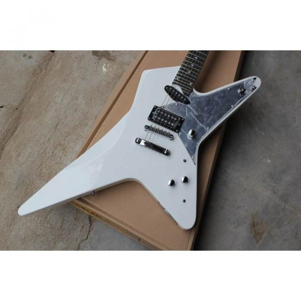 Custom Shop 6 String White Crying Star ESP Electric Guitar #1 image