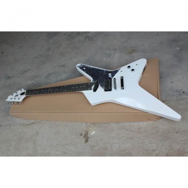 Custom Shop 6 String White Crying Star ESP Electric Guitar #4 image