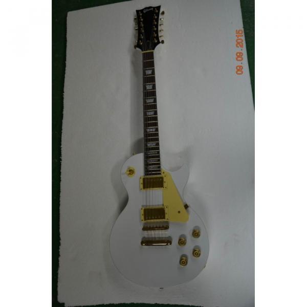 Custom Shop 12 String Arctic White LP Electric Guitar #1 image