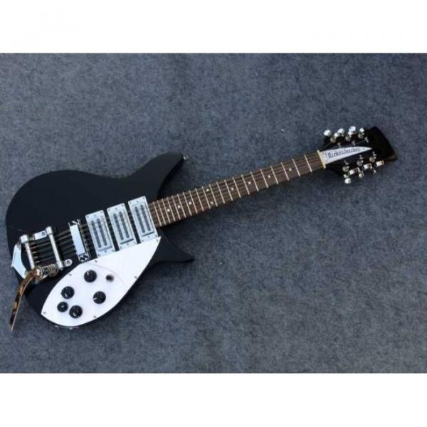 Custom Shop 12 String John Lennon Inspired 325 Black Electric Guitar #1 image