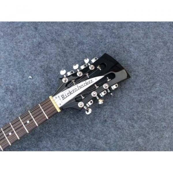 Custom Shop 12 String John Lennon Inspired 325 Black Electric Guitar #2 image