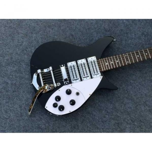 Custom Shop 12 String John Lennon Inspired 325 Black Electric Guitar #4 image