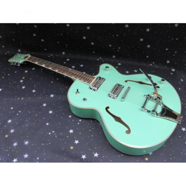 Custom Nashville Gretsch Mint Green Electric Guitar #1 image
