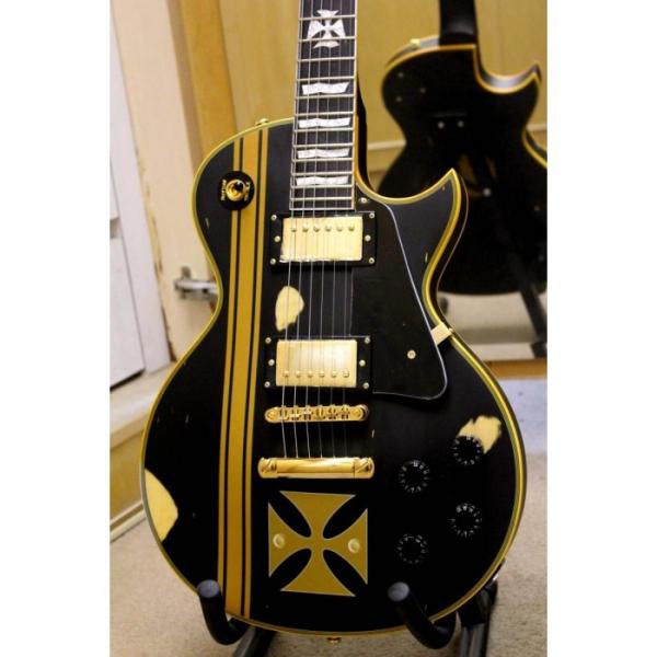 Custom Made ESP Metallica James Hetfield Iron Cross Electric Guitar #1 image