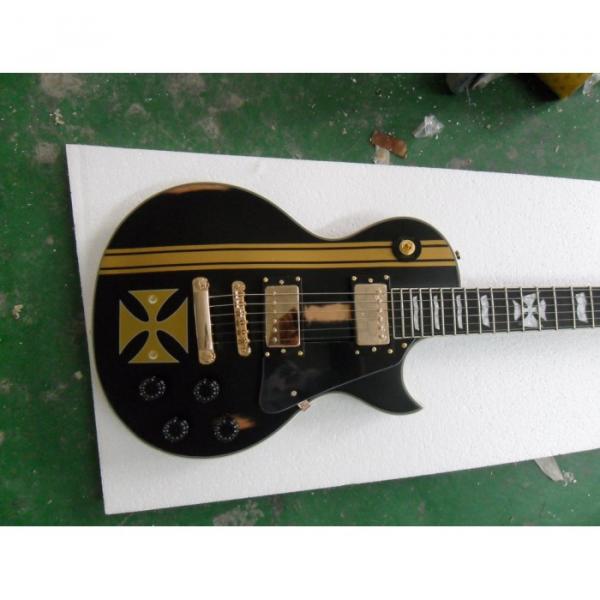Custom Made ESP Metallica James Hetfield Iron Cross Electric Guitar #3 image