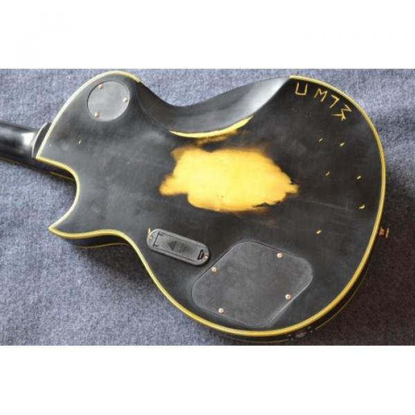 Custom Made ESP Iron Cross Black Electric guitar #3 image