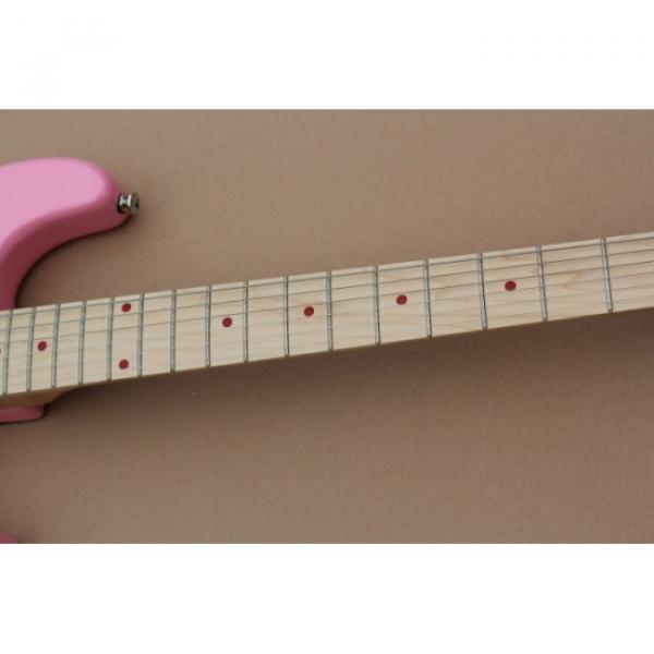 Custom Kitty Cat Fishbone Pink Electric Guitar #3 image