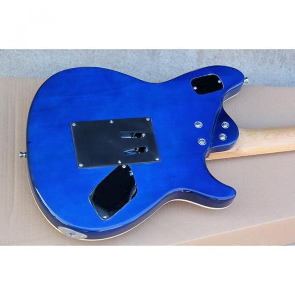 Custom Left Handed EVH Peavey Electric Guitar Blue Quilted Maple Top #5 image
