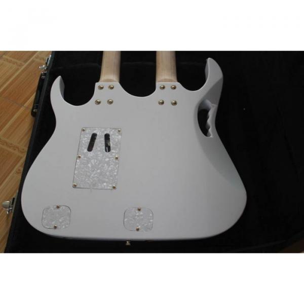 Custom JEM7V White Double Neck 6/12 Strings Electric Guitar #4 image