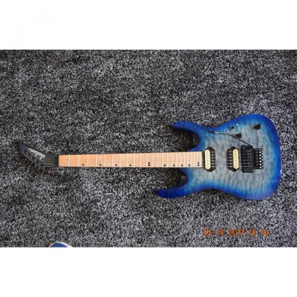Custom Jackson Quilted Maple Top Blue Electric Guitar #2 image