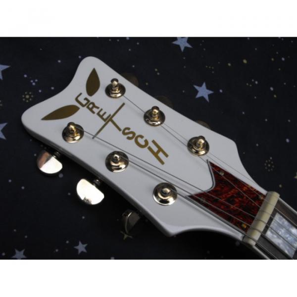 Custom Gretsch White Nashville Electric Guitar #4 image