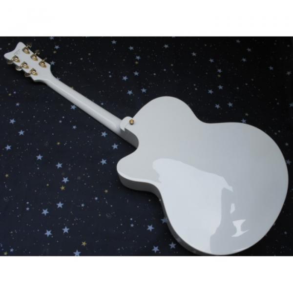Custom Gretsch White Nashville Electric Guitar #5 image