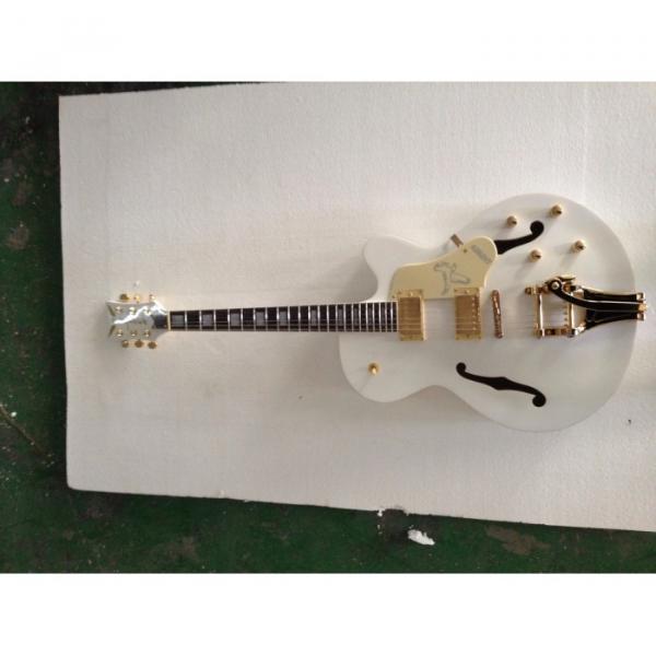 Custom Gretsch Falcon White Electric Guitar #2 image