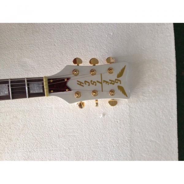 Gretsch 6120 Falcon Bigsby Jazz White Guitar #4 image