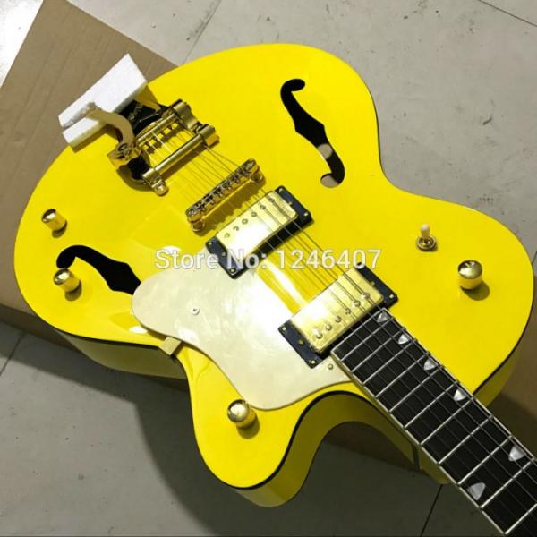Custom G6120 Gretsch Yellow Monaco Electric Guitar #1 image