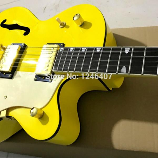 Custom G6120 Gretsch Yellow Monaco Electric Guitar #2 image