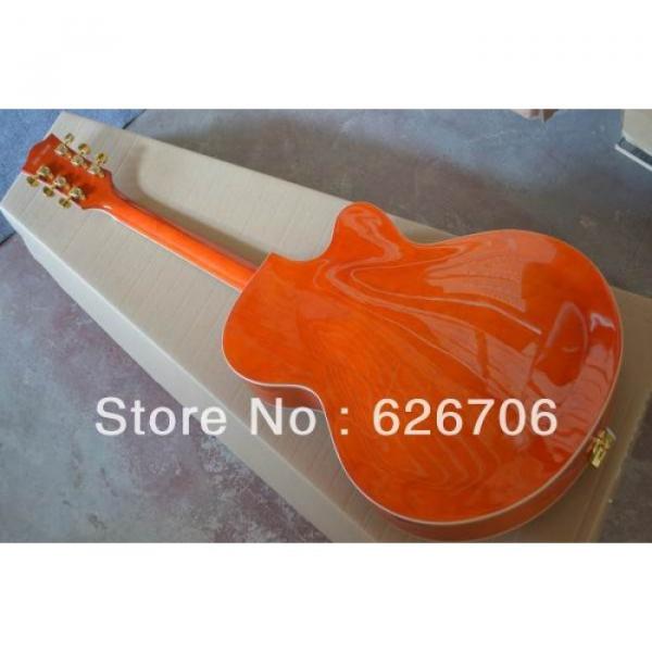 Custom G6120 Gretsch Left Handed Orange Electric Guitar #2 image