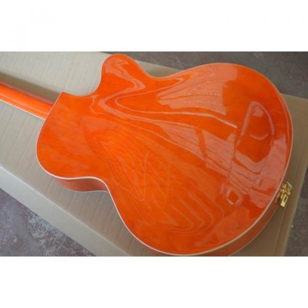 Custom G6120 Gretsch Left Handed Orange Electric Guitar #4 image