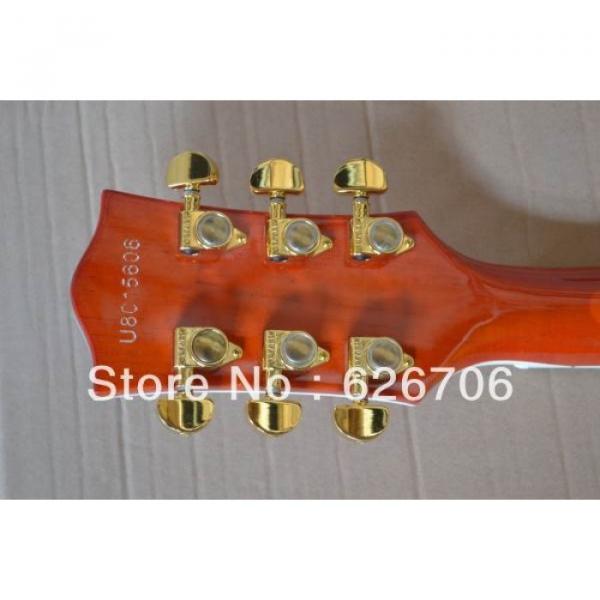 Custom G6120 Gretsch Left Handed Orange Electric Guitar #5 image