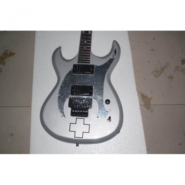 Custom ESP RZK 600 Model Electric Guitar Silver Color #4 image