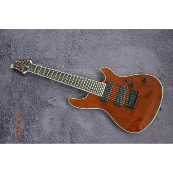 Custom Built Mayones Regius 8 String Brown Electric Guitar #1 image