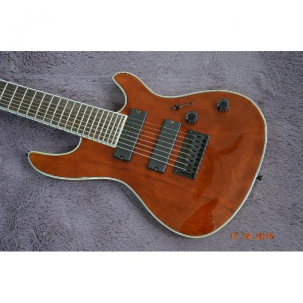 Custom Built Mayones Regius 8 String Brown Electric Guitar #3 image