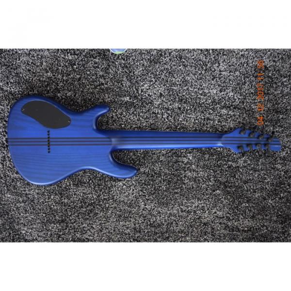 Custom Built Mayones Regius 8 String Blue Burst Electric Guitar #3 image