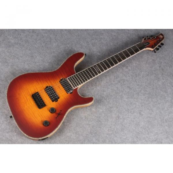 Custom Built Mayones Regius 7 String Electric Guitar Iced Burst #1 image