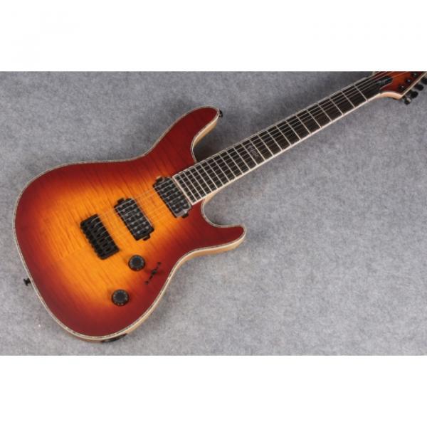 Custom Built Mayones Regius 7 String Electric Guitar Iced Burst #2 image