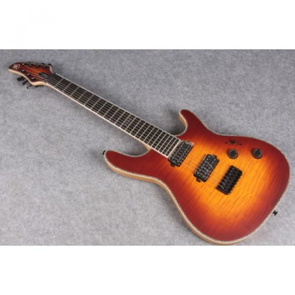 Custom Built Mayones Regius 7 String Electric Guitar Iced Burst #4 image